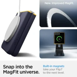 ETUI SPIGEN SAMSUNG GALAXY Z FLIP 7 NANO POP MAG MAGSAFE GRANATOWY