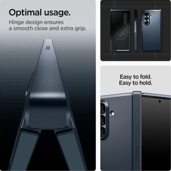 ETUI SPIGEN SAMSUNG GALAXY Z FOLD 7 TOUGH ARMOR PRO MAG MAGSAFE METAL SLATE