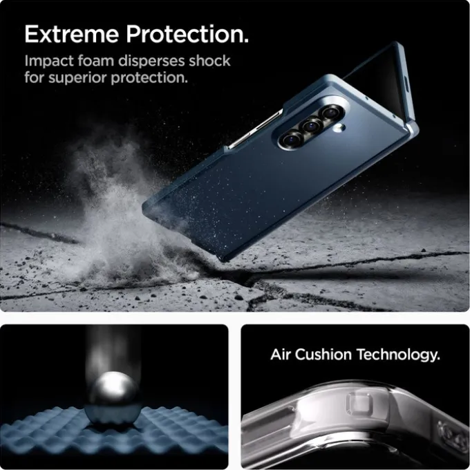 ETUI SPIGEN SAMSUNG GALAXY Z FOLD 7 TOUGH ARMOR PRO MAG MAGSAFE METAL SLATE