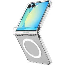 ETUI SPIGEN SAMSUNG GALAXY Z FLIP 7 ULTRA HYBRID PRO MAG MAGSAFE PRZEZROCZYSTE BIAŁE