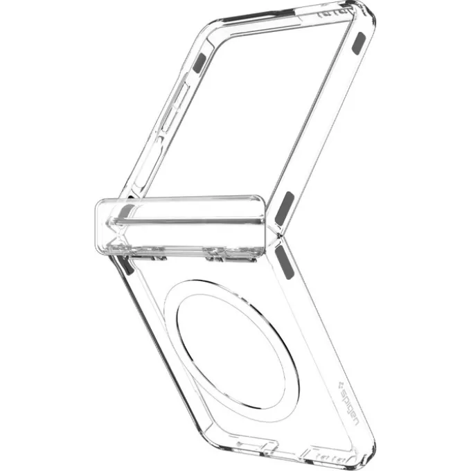 ETUI SPIGEN SAMSUNG GALAXY Z FLIP 7 ULTRA HYBRID PRO MAG MAGSAFE PRZEZROCZYSTE BIAŁE