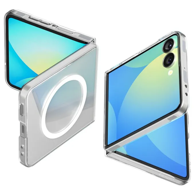 ETUI SPIGEN SAMSUNG GALAXY Z FLIP 7 AIRSKIN MAG MAGSAFE CRYSTAL PRZEZROCZYSTE BIAŁE
