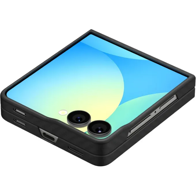 ETUI SPIGEN SAMSUNG GALAXY Z FLIP 7 AIRSKIN ARAMID CZARNE