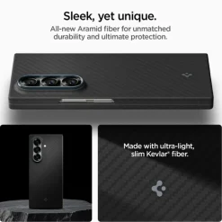 ETUI SPIGEN SAMSUNG GALAXY Z FOLD 7 AIRSKIN ARAMID CZARNE
