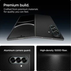 ETUI SPIGEN SAMSUNG GALAXY Z FOLD 7 AIRSKIN ARAMID CZARNE