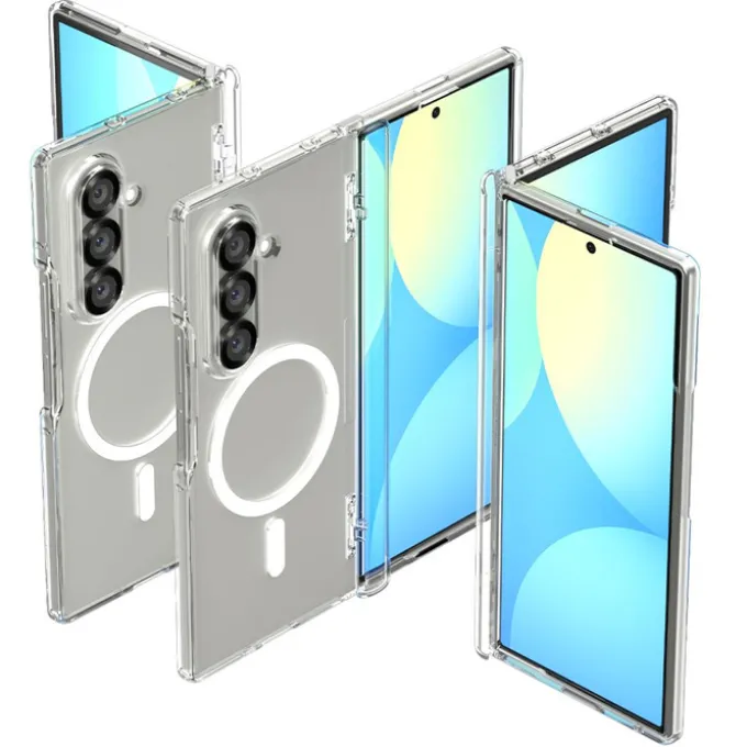 ETUI SPIGEN SAMSUNG GALAXY Z FOLD 7 ULTRA HYBRID PRO MAG MAGSAFE PRZEZROCZYSTE BIAŁE