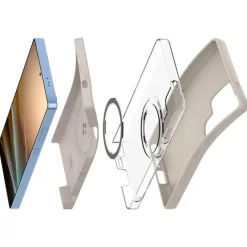 ETUI SPIGEN SILICONE FIT MAG MAGSAFE SAMSUNG GALAXY S25 ULTRA NATURAL TITANIUM
