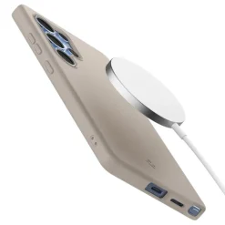 ETUI SPIGEN SILICONE FIT MAG MAGSAFE SAMSUNG GALAXY S25 ULTRA NATURAL TITANIUM