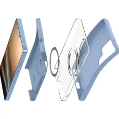 ETUI SPIGEN SILICONE FIT MAG MAGSAFE SAMSUNG GALAXY S25 ULTRA SAPPHIRE BLUE