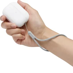 Etui Spigen Silicone Fit Strap Apple Airpods Pro 1 / 2 White/grey Case