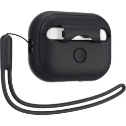 Etui Spigen Silicone Fit Strap Apple Airpods Pro 1 / 2 Black Case