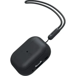 Etui Spigen Silicone Fit Strap Apple Airpods Pro 1 / 2 Black Case