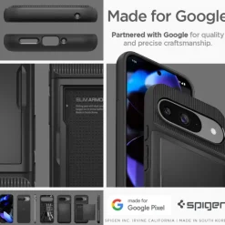 Etui SPIGEN SLIM ARMOR CS GOOGLE PIXEL 9 / 9 PRO BLACK