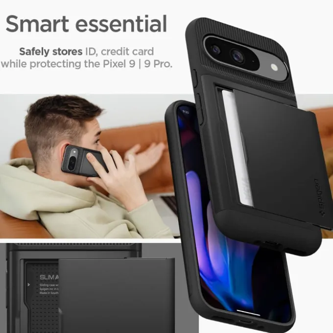 Etui SPIGEN SLIM ARMOR CS GOOGLE PIXEL 9 / 9 PRO BLACK