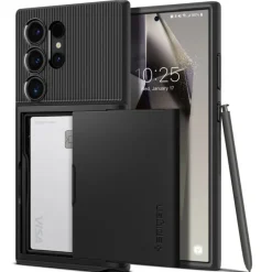 Etui Spigen Slim Armor Cs Samsung Galaxy S24 Ultra Black Case