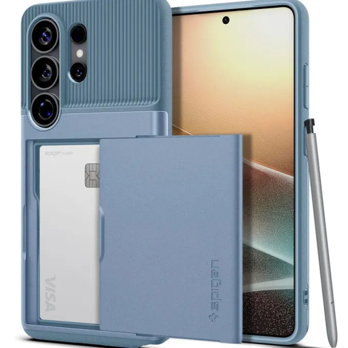 ETUI SPIGEN SLIM ARMOR CS SAMSUNG GALAXY S26 ULTRA LIGHT BLUE