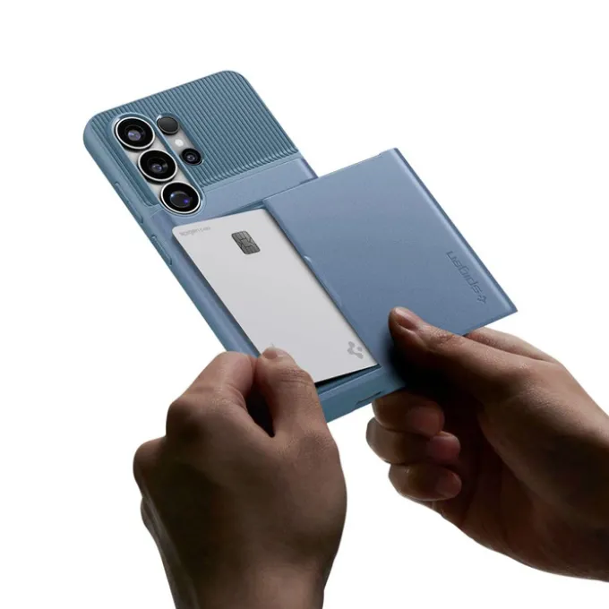 ETUI SPIGEN SLIM ARMOR CS SAMSUNG GALAXY S26 ULTRA LIGHT BLUE