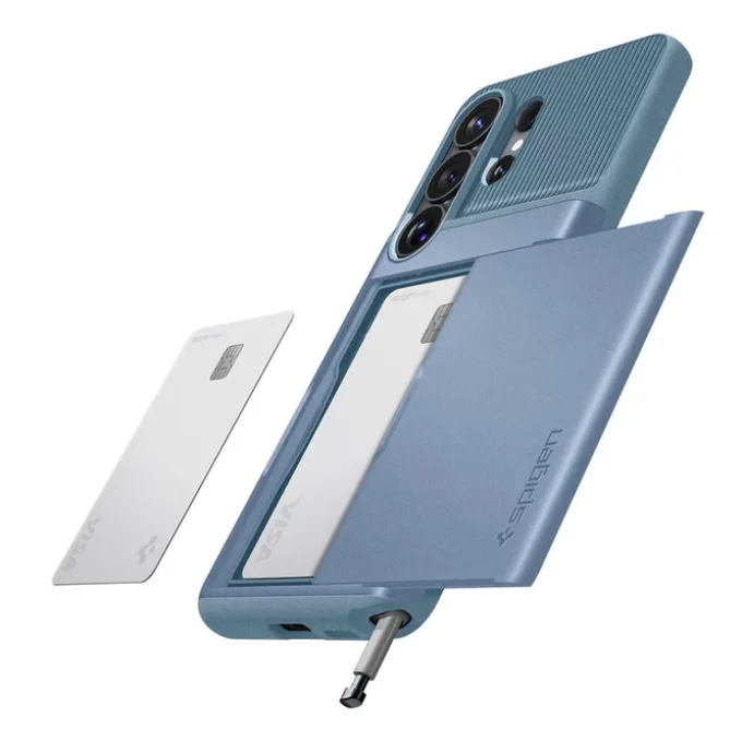 ETUI SPIGEN SLIM ARMOR CS SAMSUNG GALAXY S26 ULTRA LIGHT BLUE