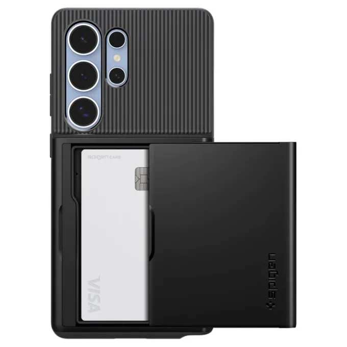 ETUI SPIGEN SLIM ARMOR CS SAMSUNG GALAXY S25 ULTRA BLACK
