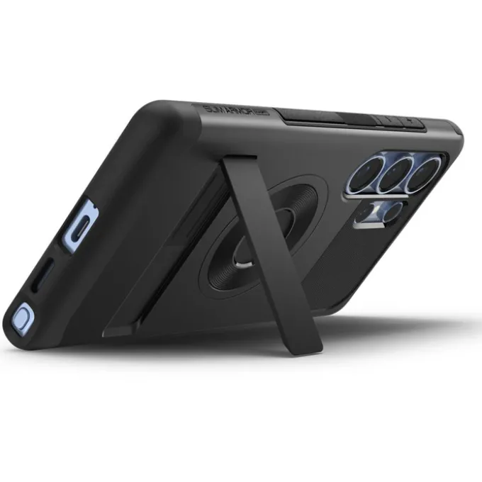 ETUI SPIGEN SLIM ARMOR MAG MAGSAFE SAMSUNG GALAXY S25 ULTRA BLACK