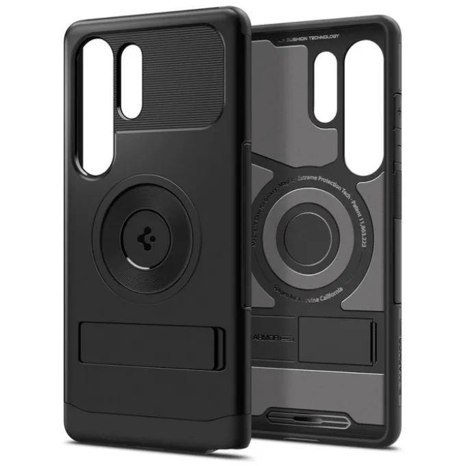 ETUI SPIGEN SLIM ARMOR MAG MAGSAFE SAMSUNG GALAXY S25 ULTRA BLACK