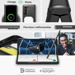 Etui Spigen Slim Armor Pro Galaxy Z Fold 5 Black Case