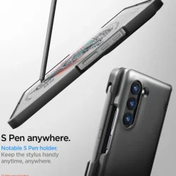 Etui Spigen Slim Armor Pro Pen Galaxy Z Fold 5 Black Case