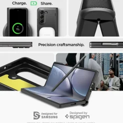 ETUI SPIGEN SLIM ARMOR PRO SAMSUNG GALAXY Z FOLD 6 BLACK