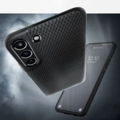 ETUI SPIGEN S22 Liquid Air Matte Black Czarne Case