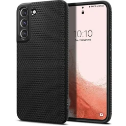 ETUI SPIGEN S22 Liquid Air Matte Black Czarne Case