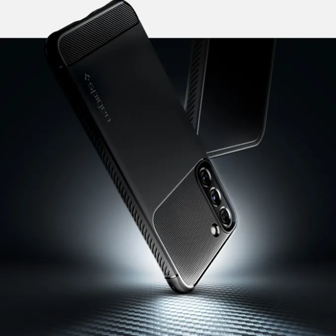 ETUI SPIGEN S22 Rugged Armor Matte Black Case