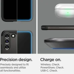 ETUI Spigen S22 Tough Armor Gunmetal Case