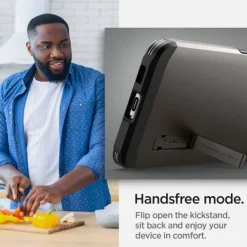 ETUI Spigen S22 Tough Armor Gunmetal Case