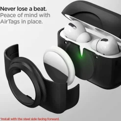 ETUI SPIGEN TAG ARMOR DUO AIRPODS PRO 1 / 2 & AIRTAG BLACK