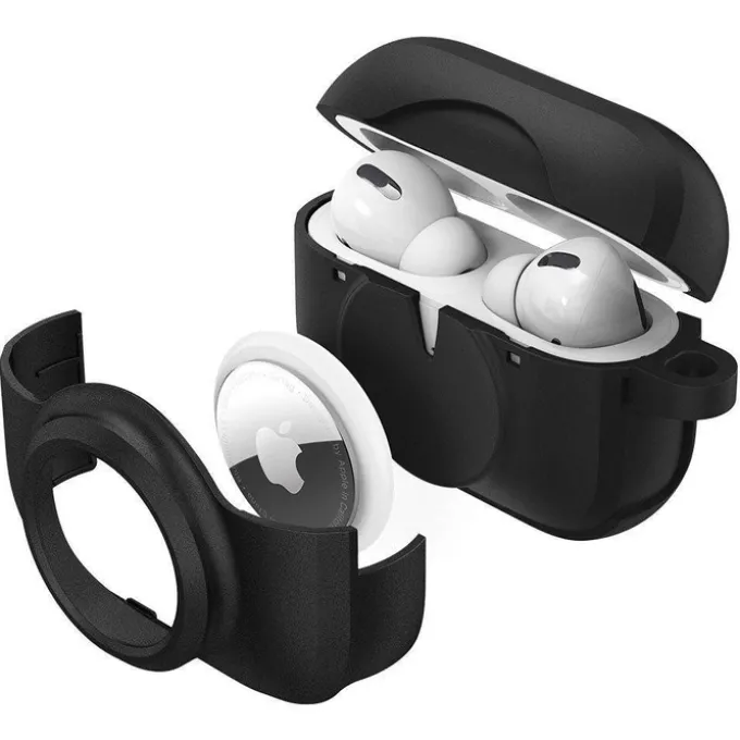 ETUI SPIGEN TAG ARMOR DUO AIRPODS PRO 1 / 2 & AIRTAG BLACK