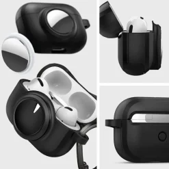 ETUI SPIGEN TAG ARMOR DUO AIRPODS PRO 1 / 2 & AIRTAG BLACK