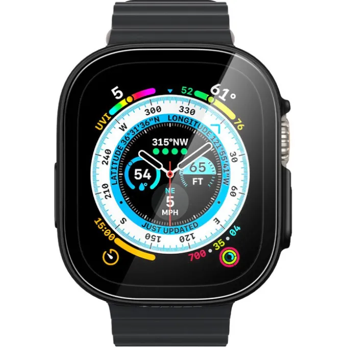 Etui Spigen Thin Fit 360 Apple Watch Ultra 49mm Ultra 2 Czarne