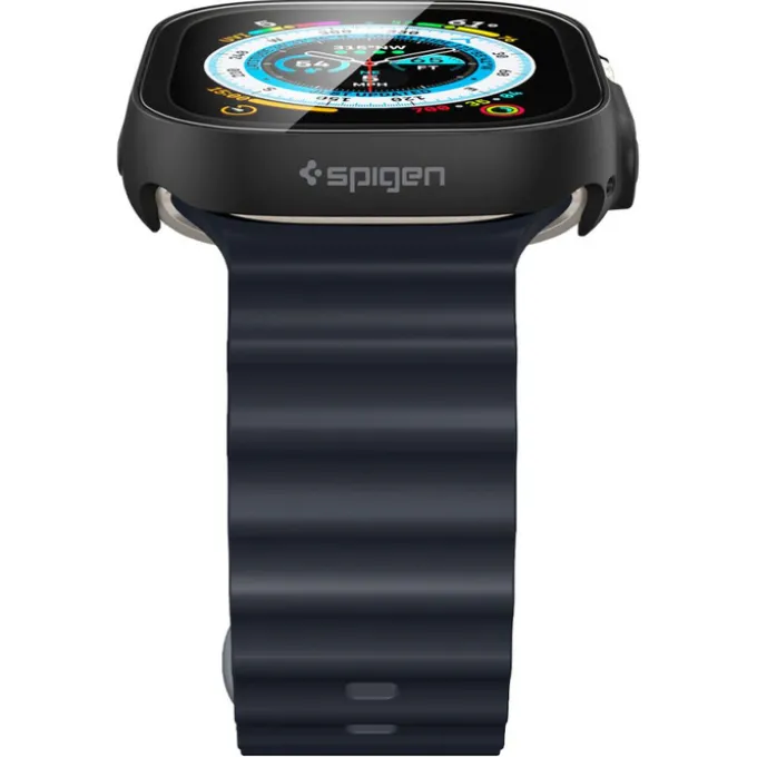 Etui Spigen Thin Fit 360 Apple Watch Ultra 49mm Ultra 2 Czarne