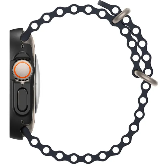 Etui Spigen Thin Fit 360 Apple Watch Ultra 49mm Ultra 2 Czarne