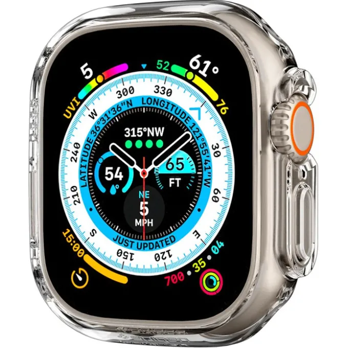 Etui Spigen Thin Fit Apple Watch Ultra 49mm Ultra 2 Przezroczyste