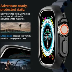 Etui Spigen Thin Fit Apple Watch Ultra 49mm Ultra 2 Czarne