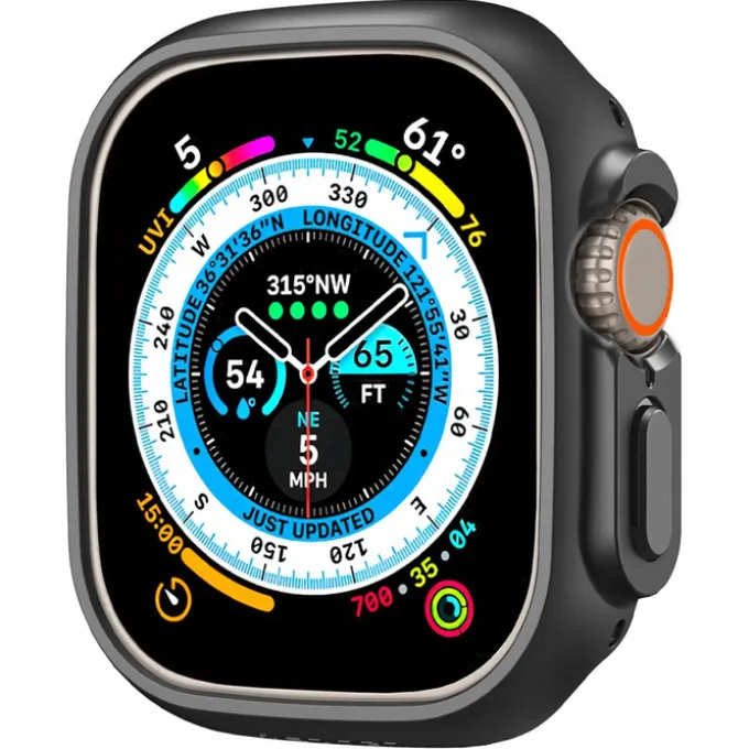 Etui Spigen Thin Fit Apple Watch Ultra 49mm Ultra 2 Czarne