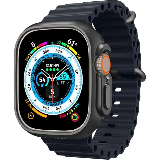 Etui Spigen Thin Fit Apple Watch Ultra 49mm Ultra 2 Czarne