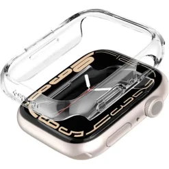 Etui SPIGEN Thin Fit Apple Watch 7 8 9 41mm Przezroczyste