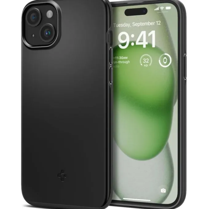 Etui Spigen Thin Fit iPhone 15 Plus Black Case