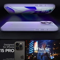 Etui Spigen Thin Fit iPhone 15 Pro Iris Purple
