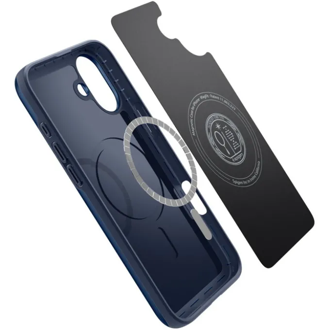 ETUI SPIGEN THIN FIT MAG MAGSAFE IPHONE 16 NAVY BLUE