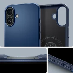 ETUI SPIGEN THIN FIT MAG MAGSAFE IPHONE 16 NAVY BLUE