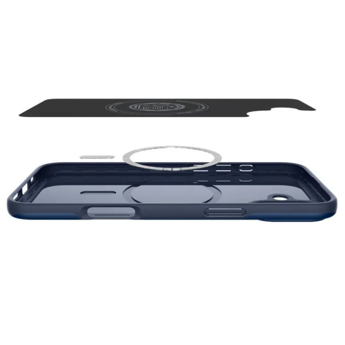 ETUI SPIGEN THIN FIT MAG MAGSAFE IPHONE 16 NAVY BLUE