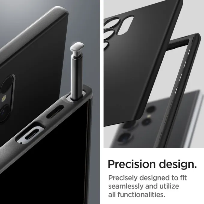 Etui Spigen Thin Fit Samsung Galaxy S24 Ultra Black Case